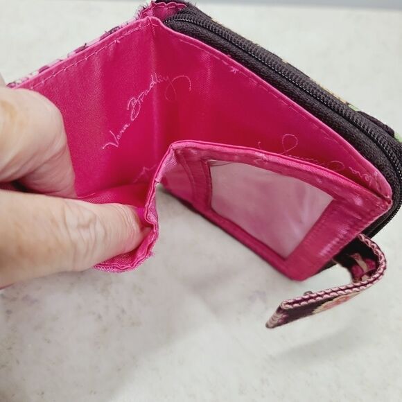 Vera Bradley "Mod Floral" Square Wallet - Picture 3 of 5